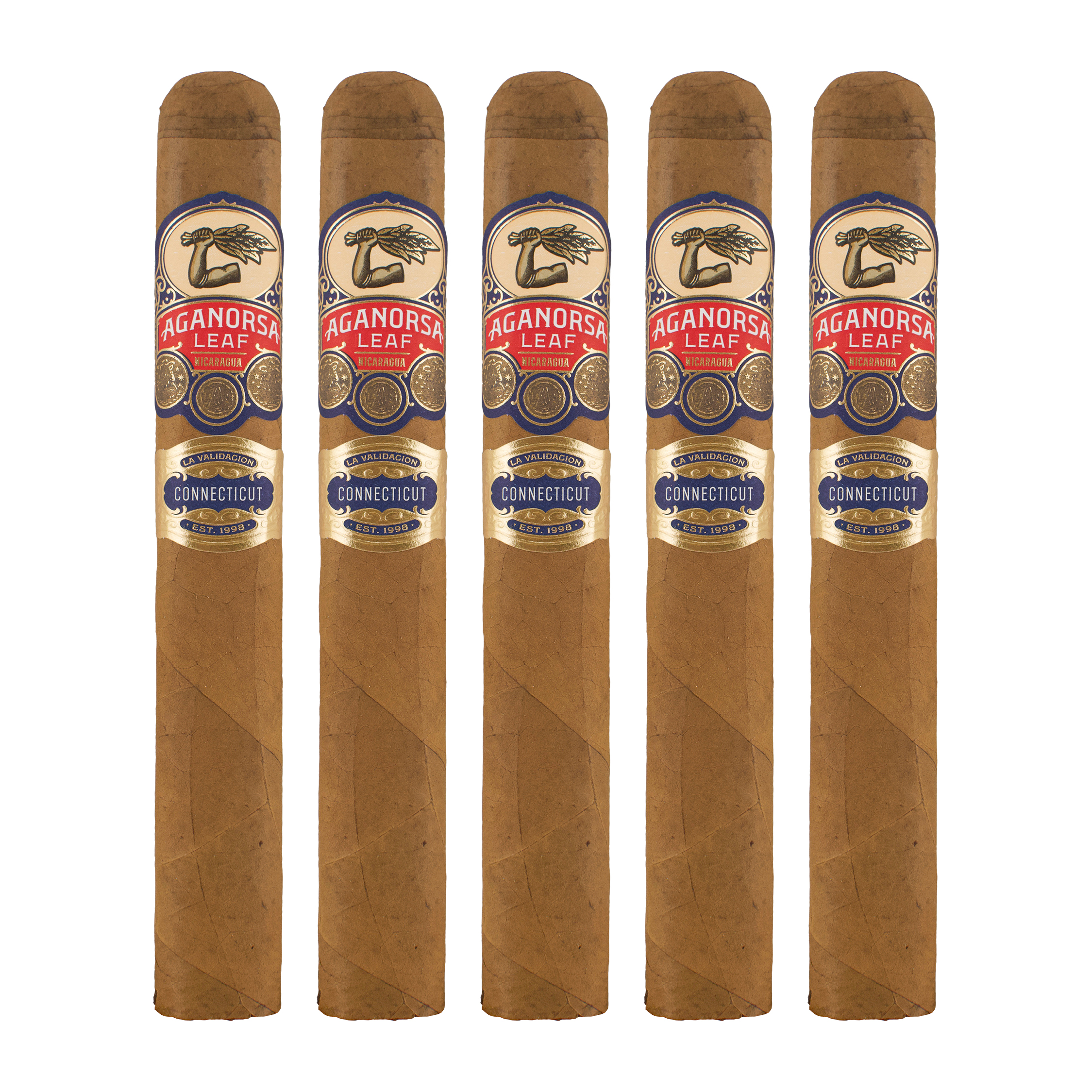 Aganorsa Leaf La Validacion Connecticut Toro Cigar - 5 Pack